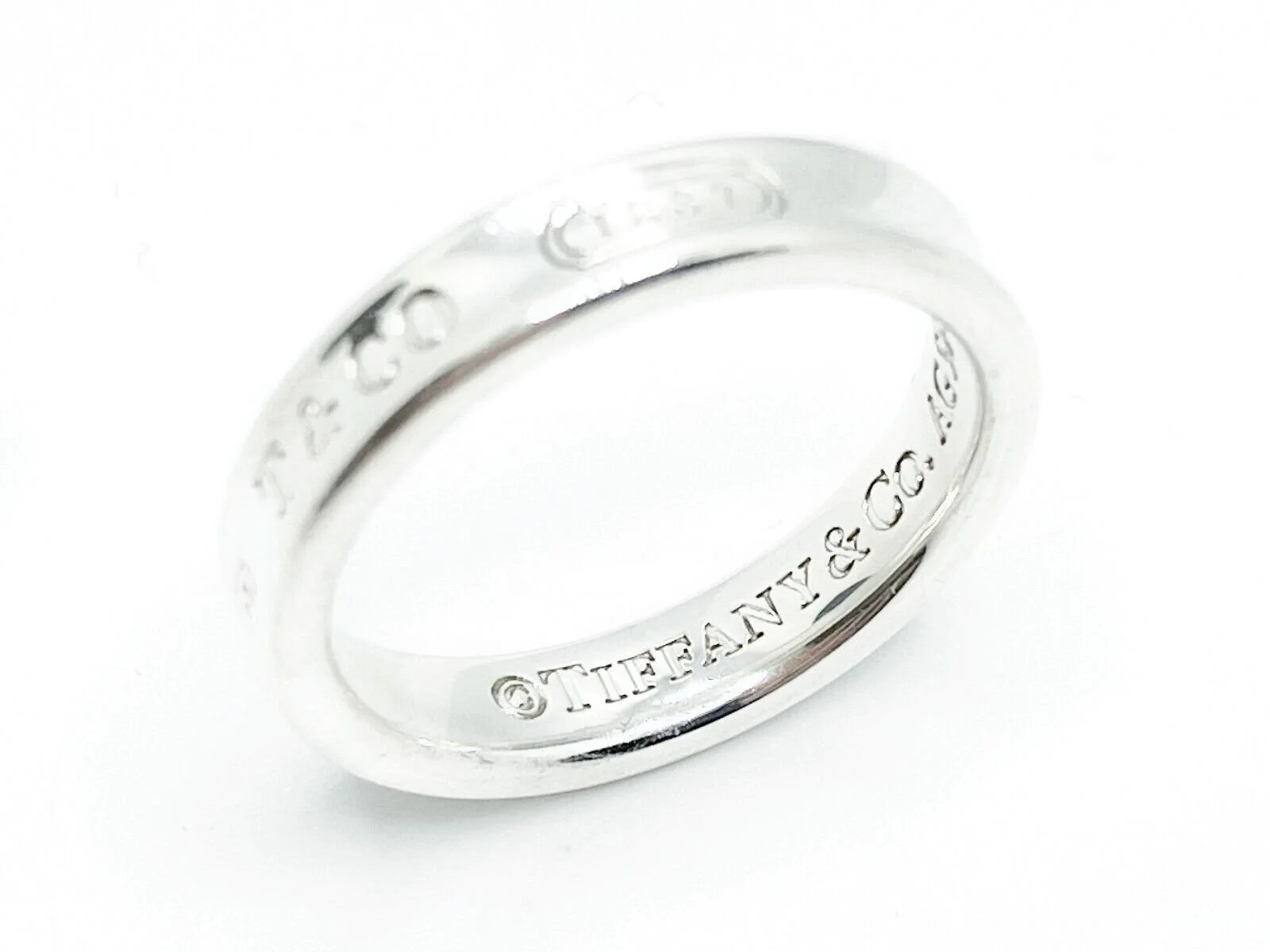 Tiffany Co. 1837 Collection Sterling Silver Narrow Ring Size 6 DeWitt s Diamond Gold Exchange